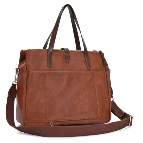 Sasha+Sofi Heather Tote BGO-5074 Taupe - Picture 2 of 3